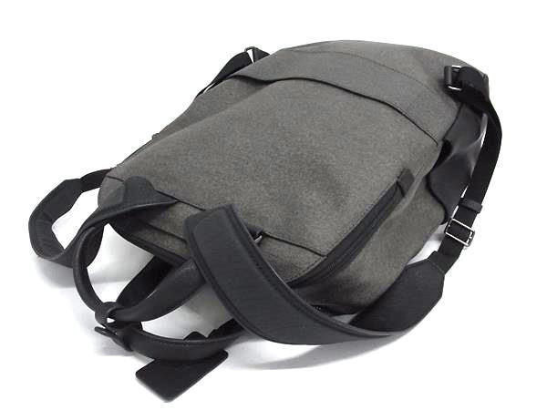 TUMI トゥミ バックパック ワース 734425EG グレー系 PVC メンズ リュックサック 美品