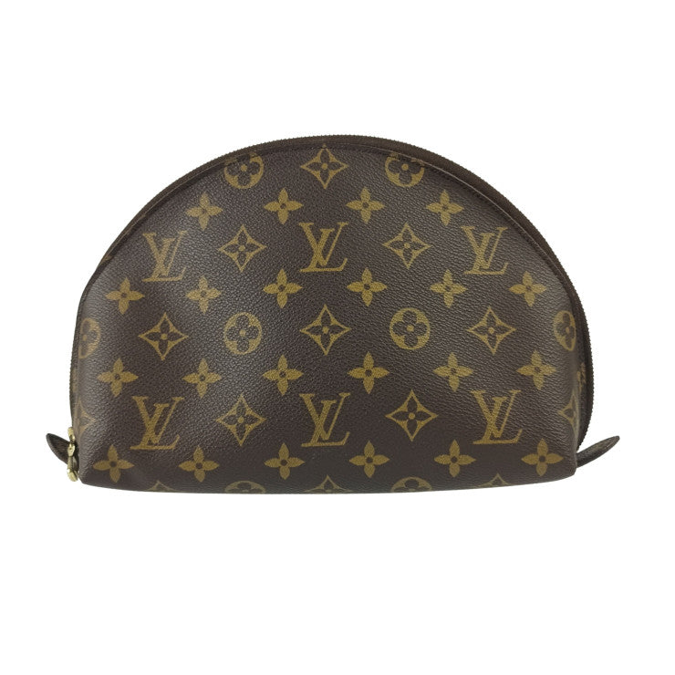 LOUIS VUITTON ルイヴィトン ポーチ ドゥミロンド M47520 ブラウン系 モノグラム ユニセックス ゴールド金具 美品