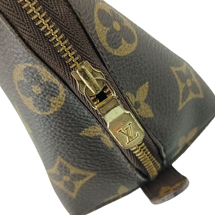 LOUIS VUITTON ルイヴィトン ポーチ ドゥミロンド M47520 ブラウン系 モノグラム ユニセックス ゴールド金具 美品
