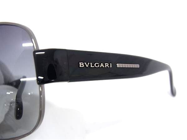 BVLGARI ブルガリ サングラス アイウェア 5001 ブラック系×レンズ ブラックグラデーション系 メタル プラスチック メンズ 美品