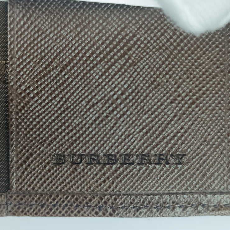 BURBERRY バーバリー キーケース ノバチェック ベージュ系 ブラウン系 キャンバス×レザー ユニセックス 5連 新品未使用展示品