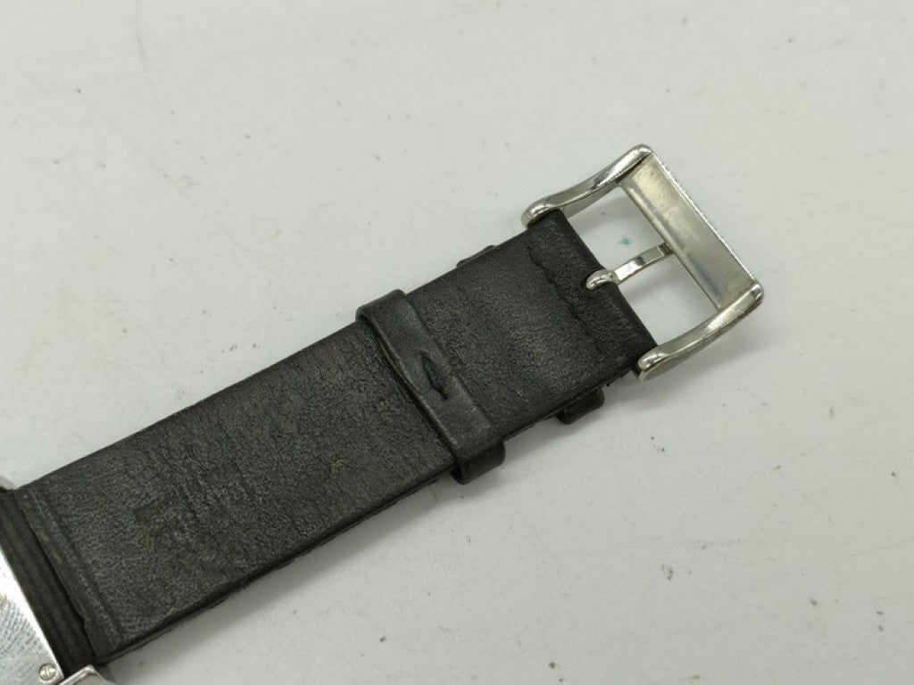 GUCCI グッチ 時計 4900L ホワイト シルバー ブラック系 ステンレス キャンバス レディース