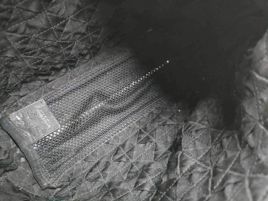 BOTTEGA VENETA ボッテガヴェネタ ショルダーバッグ イントレチャート 657952 ブラック系 キャンバス ユニセックス 美品