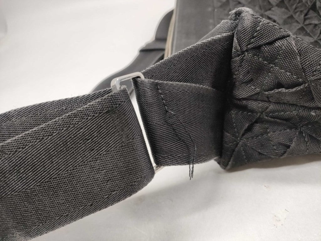 BOTTEGA VENETA ボッテガヴェネタ ショルダーバッグ イントレチャート 657952 ブラック系 キャンバス ユニセックス 美品