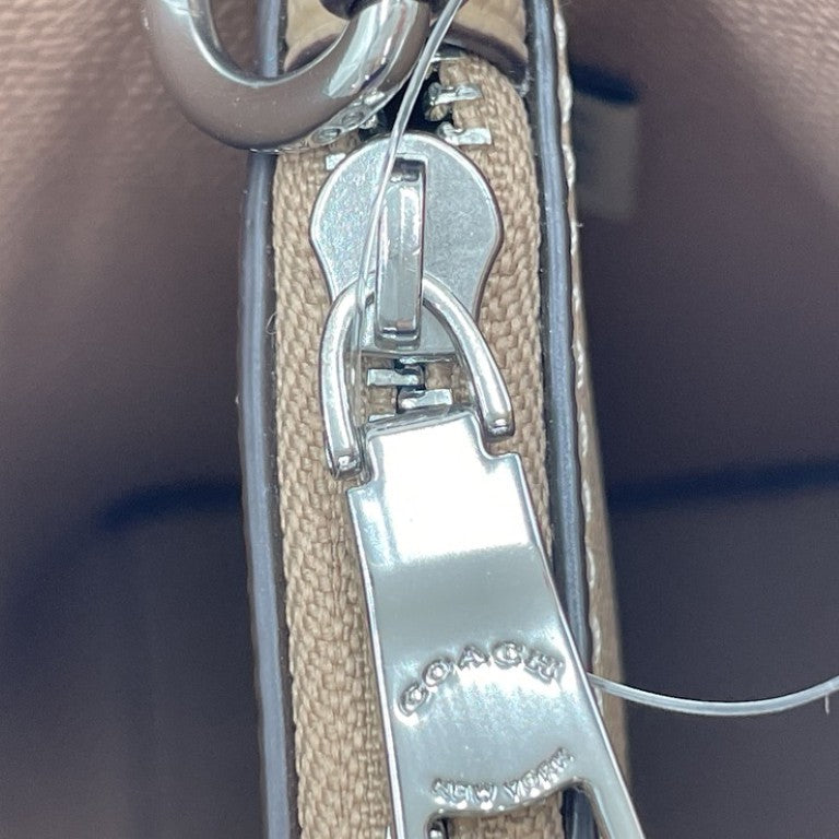 COACH コーチ トートバッグ モリー トート CV966 ホワイト系 ダブルフェイスレザー レディース 2WAY シルバー金具 美品