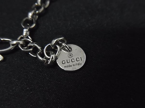GUCCI グッチ ネックレス インターロッキングG アラベスク シルバー SV925 ユニセックス 美品