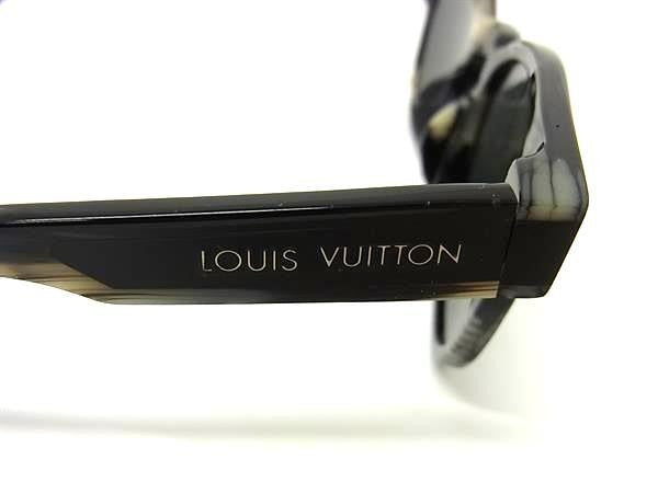 LOUIS VUITTON ルイヴィトン サングラス サングラス LV パームツリー Z1033E ブラック系 アセテート メンズ 美品