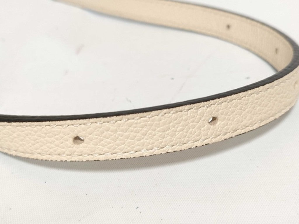 LOUIS VUITTON ルイヴィトン ショルダーバッグ ミニ バムバッグ M83275 ベージュ系 モノグラムアンプラント レディース ゴールド金具 美品