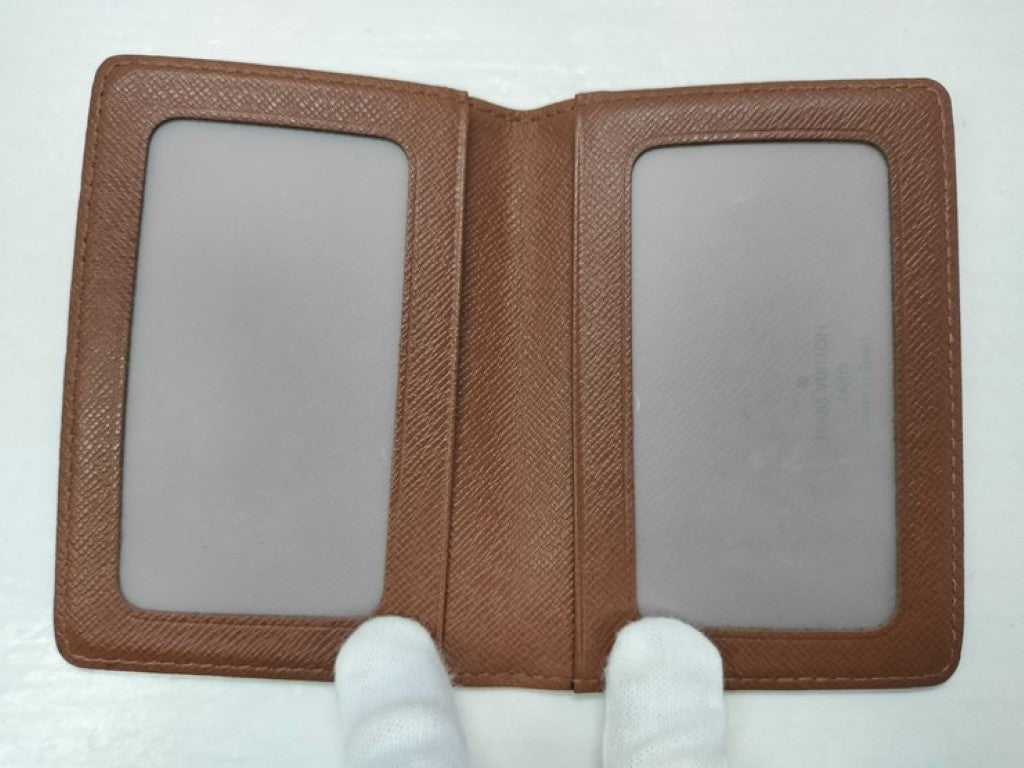 LOUIS VUITTON ルイヴィトン カードケース ポルト2カルト・ヴェルティカル M60533 ブラウン系 モノグラム ユニセックス 美品
