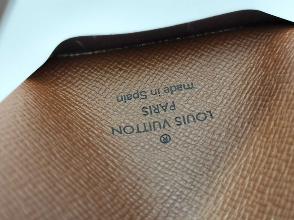LOUIS VUITTON ルイヴィトン カードケース ポルト2カルト・ヴェルティカル M60533 ブラウン系 モノグラム ユニセックス 美品
