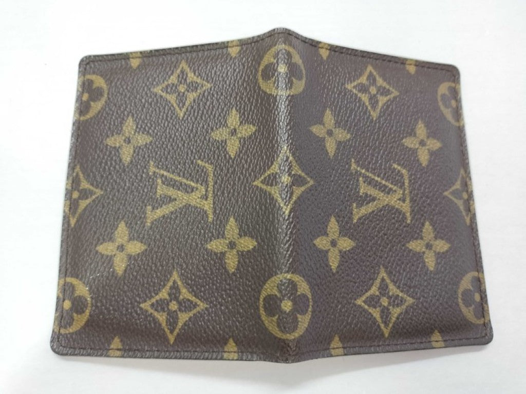 LOUIS VUITTON ルイヴィトン カードケース ポルト2カルト・ヴェルティカル M60533 ブラウン系 モノグラム ユニセックス 美品