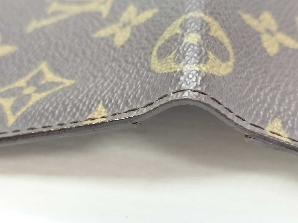 LOUIS VUITTON ルイヴィトン カードケース ポルト2カルト・ヴェルティカル M60533 ブラウン系 モノグラム ユニセックス 美品