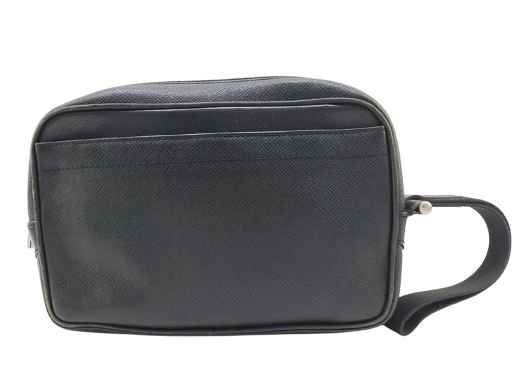 LOUIS VUITTON ルイヴィトン セカンドバッグ カルガ M30812 アルドワーズ（ブラック）系 タイガ メンズ シルバー金具