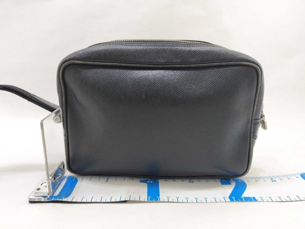LOUIS VUITTON ルイヴィトン セカンドバッグ カルガ M30812 アルドワーズ（ブラック）系 タイガ メンズ シルバー金具