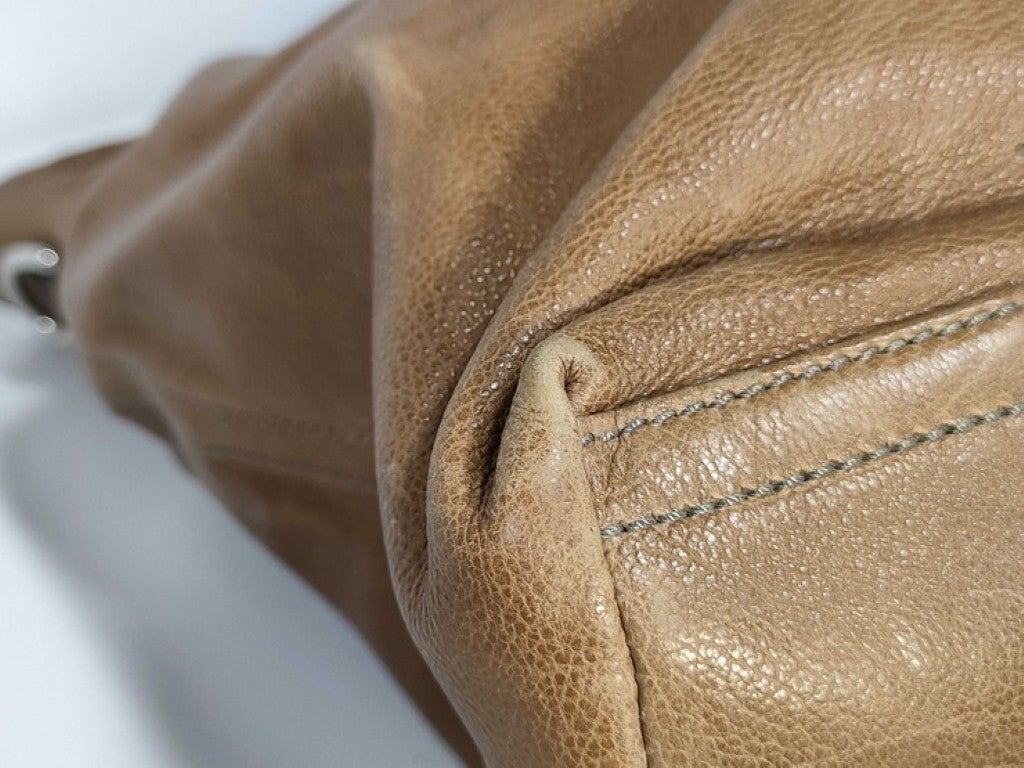 COACH コーチ ハンドバッグ ハリソン 70389 ブラウン系 レザー ユニセックス シルバー金具