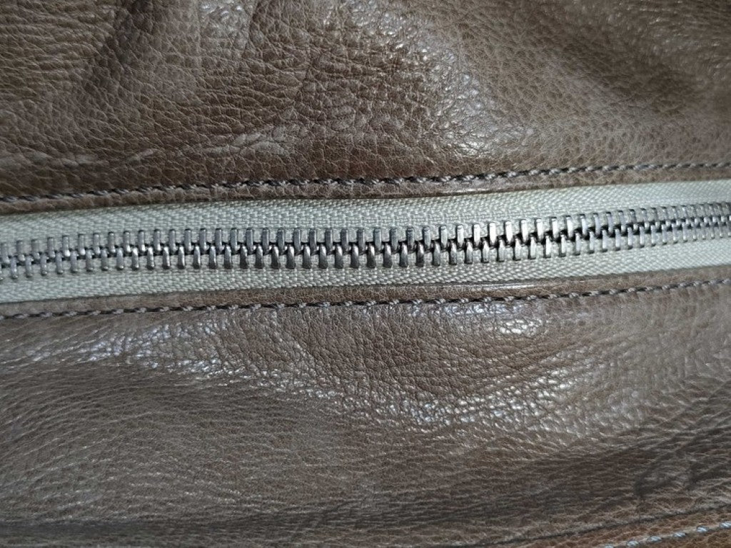 COACH コーチ ハンドバッグ ハリソン 70389 ブラウン系 レザー ユニセックス シルバー金具