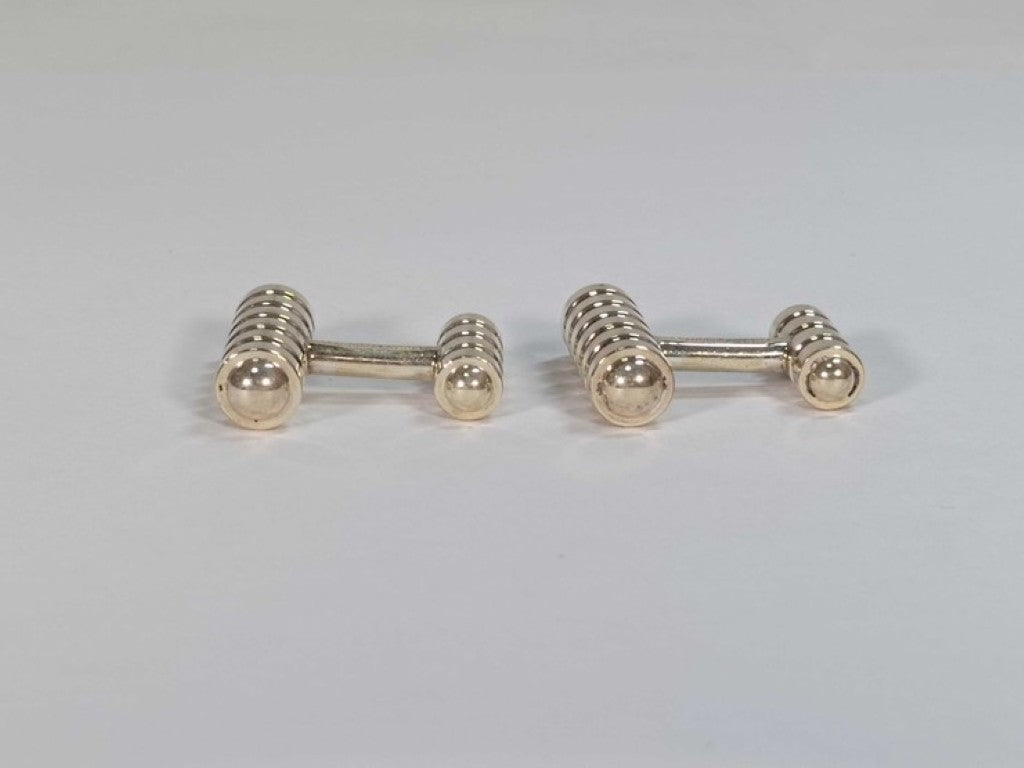 Tiffany&Co. ティファニー カフス パロマピカソ グルーブ シルバー系 SV925 メンズ カフリンクス 美品