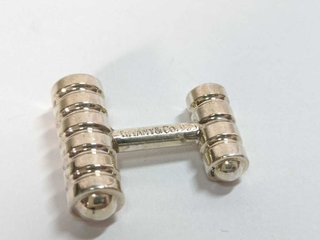 Tiffany&Co. ティファニー カフス パロマピカソ グルーブ シルバー系 SV925 メンズ カフリンクス 美品