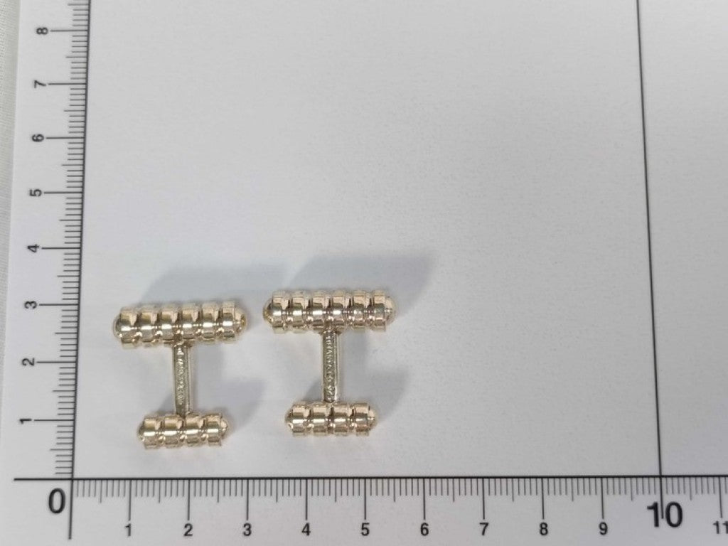 Tiffany&Co. ティファニー カフス パロマピカソ グルーブ シルバー系 SV925 メンズ カフリンクス 美品