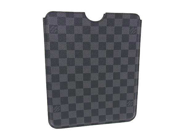 LOUIS VUITTON ルイヴィトン タブレットケース iPad2 ハードケース N63105 ブラック系 ダミエグラフィット ユニセックス