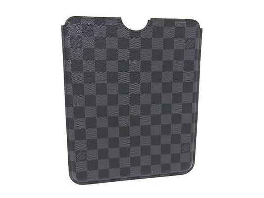 LOUIS VUITTON ルイヴィトン タブレットケース iPad2 ハードケース N63105 ブラック系 ダミエグラフィット ユニセックス