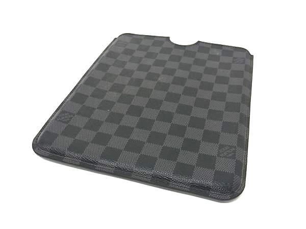 LOUIS VUITTON ルイヴィトン タブレットケース iPad2 ハードケース N63105 ブラック系 ダミエグラフィット ユニセックス