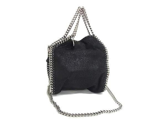 STELLA McCARTNEY ステラ マッカートニー ハンドバッグ ファラベラ タイニー ブラック エコレザー レディース 2WAY