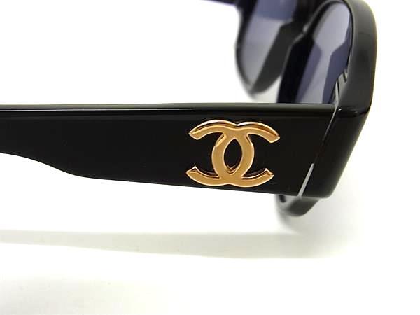 CHANEL シャネル サングラス ココマーク 01452 ブラック プラスチック ユニセックス 美品