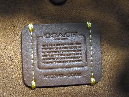 COACH コーチ ショルダーバッグ ルナ CC439 ブルー レザー レディース 美品