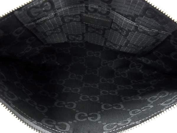 GUCCI グッチ クラッチバッグ 770662 グレー系×ブラック系 GGキャンバス ユニセックス セカンドバッグ 新品未使用展示品