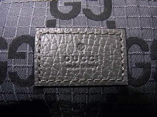 GUCCI グッチ クラッチバッグ 770662 グレー系×ブラック系 GGキャンバス ユニセックス セカンドバッグ 新品未使用展示品