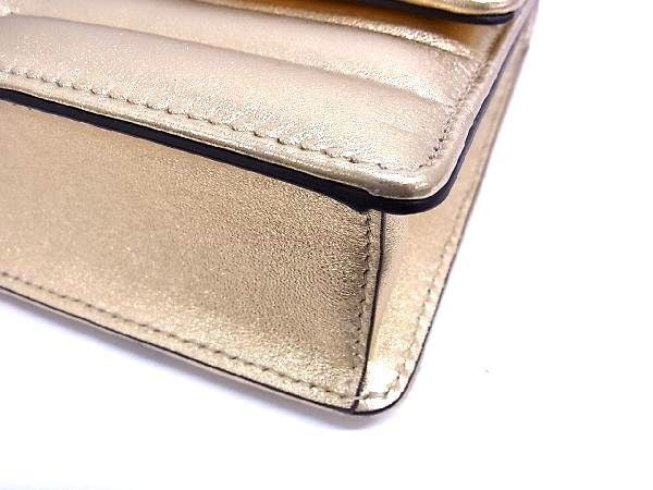 JIMMY CHOO ジミーチュウ ショルダーバッグ ヴァレンヌ アべニューコレクション ゴールド系 レザー レディース 22AW チェーン ゴールド金具 新品未使用展示品