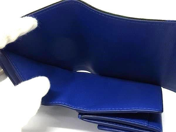 BURBERRY バーバリー 三つ折り財布 COMPACT WALLET CHECK JAC 8086004 ブルー系 キャンバス レディース チェック柄 新品未使用展示品