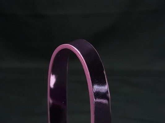 MM6 Maison Margiela エムエムシックス メゾン マルジェラ 長財布 S54UI0051 パープル系×シルバー系 キャンバス レディース ラウンドファスナー 超美品