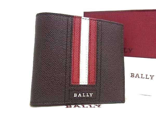 BALLY バリー 二つ折り財布 TRASAL ブラウン系 レザー メンズ 超美品