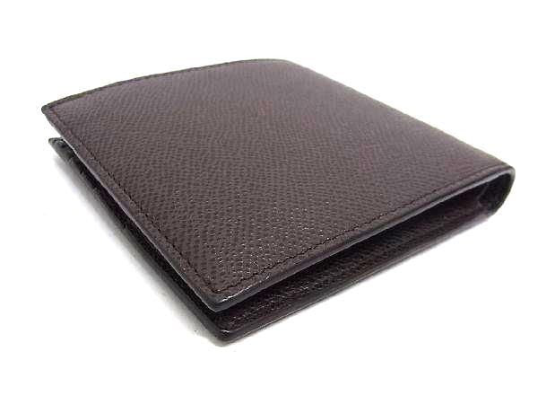 BALLY バリー 二つ折り財布 TRASAL ブラウン系 レザー メンズ 超美品
