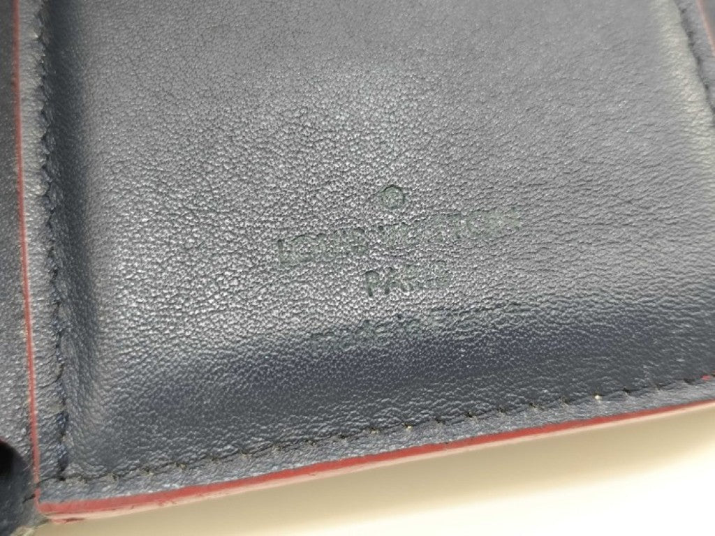 LOUIS VUITTON ルイヴィトン 三つ折り財布 ポルトフォイユ カプシーヌ コンパクト M63741 マリーヌルージュ系 トリヨンレザー レディース ゴールド金具