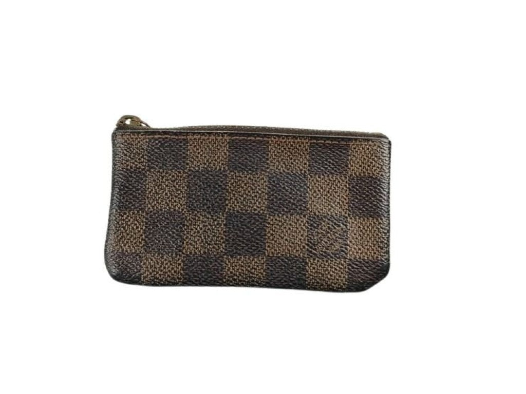 LOUIS VUITTON ルイヴィトン コインケース ポシェットクレ N62658 エベヌ（ブラウン）系 ダミエ ユニセックス ゴールド金具