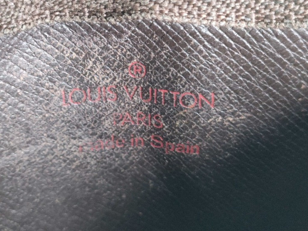 LOUIS VUITTON ルイヴィトン コインケース ポシェットクレ N62658 エベヌ（ブラウン）系 ダミエ ユニセックス ゴールド金具