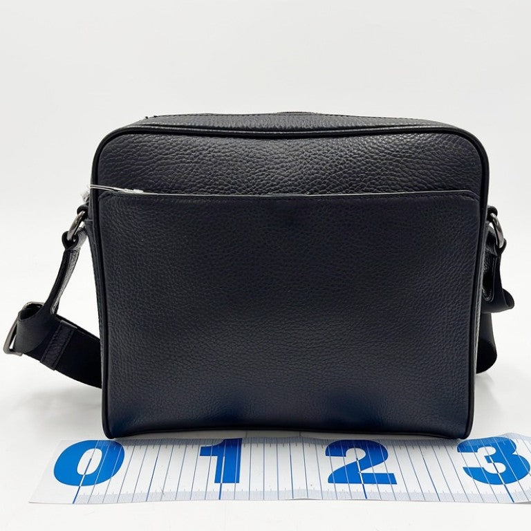 COACH コーチ ショルダーバッグ CHARLES CAMERA BAG F28319 ブラック系 レザー メンズ クロスボディバッグ NASA 新品未使用展示品