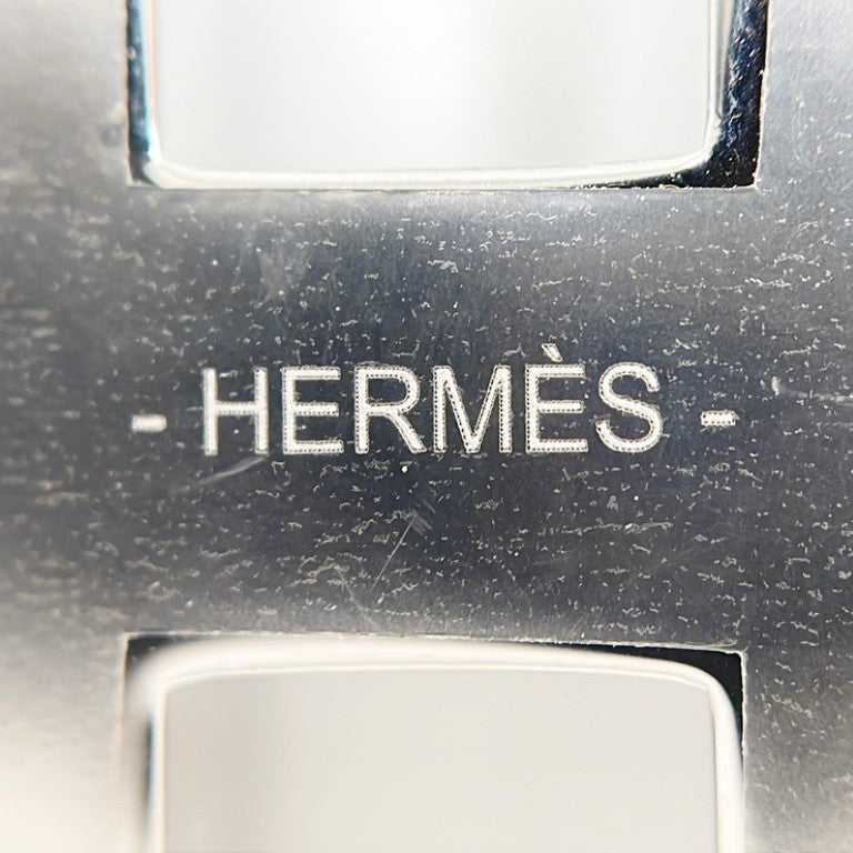 HERMES エルメス キーホルダー カデナ クイズレインボー シルバー系 メタル ユニセックス 美品