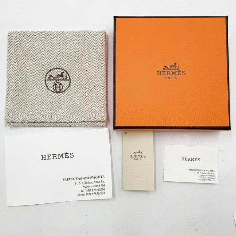 HERMES エルメス キーホルダー カデナ クイズレインボー シルバー系 メタル ユニセックス 美品