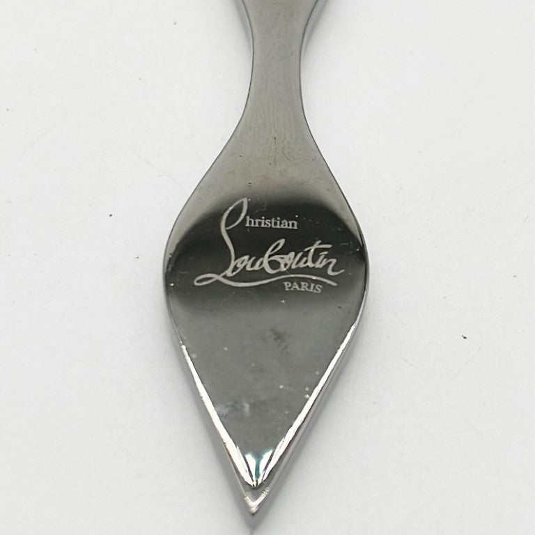 Christian Louboutin クリスチャン ルブタン キーホルダー レッド ガンメタ系 メタル ユニセックス 美品