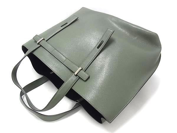 FURLA フルラ トートバッグ ジョーヴェ カーキ系 レザー ユニセックス 超美品