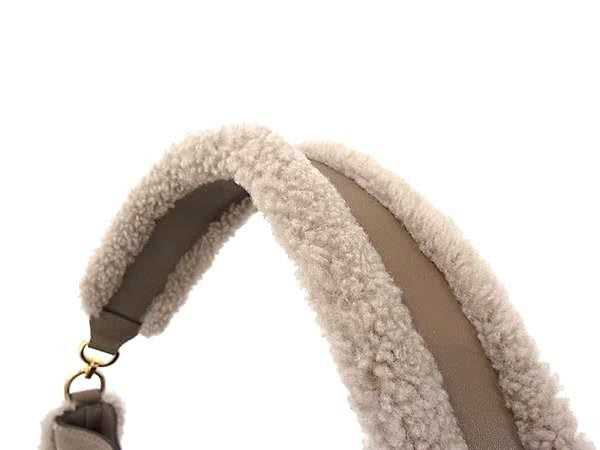 LAUREN RALPH LAUREN ローレンラルフローレン ハンドバッグ Andie Drawstring Bag ブラウン系 スエード×レザー レディース 2WAY ショルダーバッグ ゴールド金具 美品