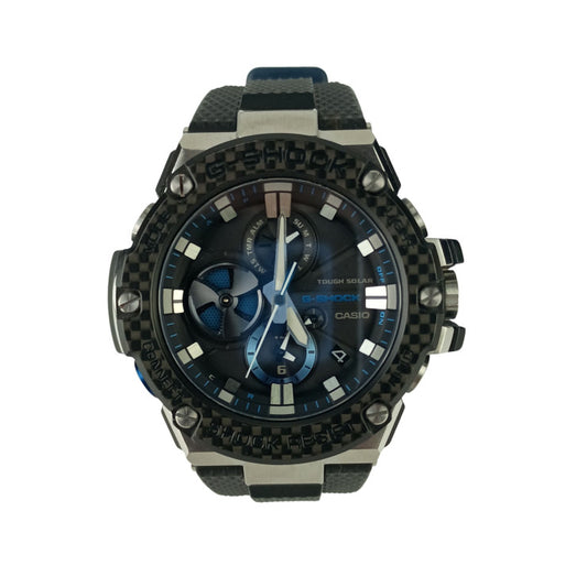 CASIO カシオ 腕時計 G-SHOCK G-STEEL GST-B100 Series GST-B100XA-1AJF ブラック文字盤系 樹脂 ステンレススチール カーボン メンズ アナログ 美品