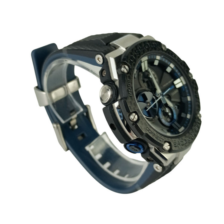 CASIO カシオ 腕時計 G-SHOCK G-STEEL GST-B100 Series GST-B100XA-1AJF ブラック文字盤系 樹脂 ステンレススチール カーボン メンズ アナログ 美品