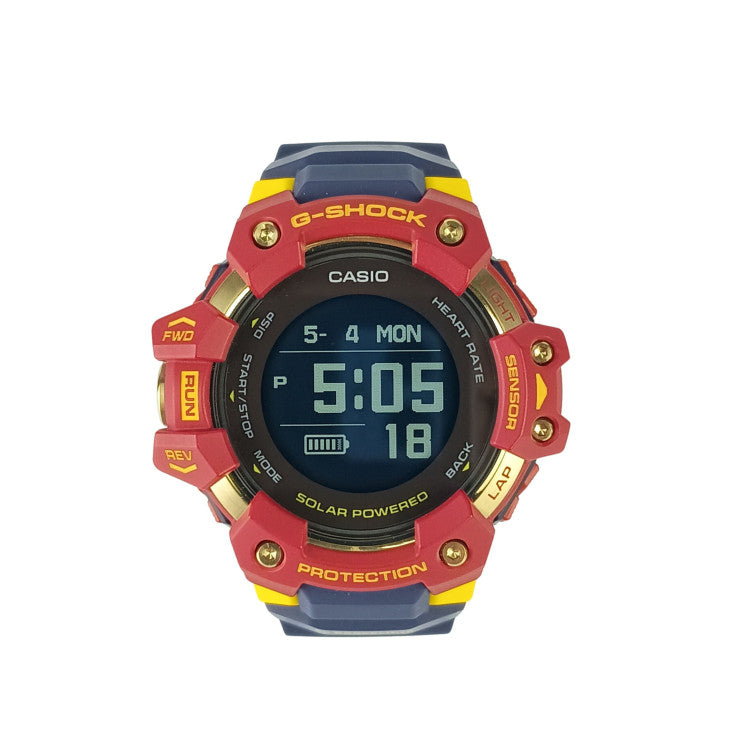 CASIO カシオ 腕時計 G-SHOCK G-SQUAD GBD-H1000 SERIES GBD-H1000BAR-4JR デジタル文字盤系 樹脂／ステンレススチール メンズ FC Barcelona Matchday コラボレーションモデル デジタル 美品