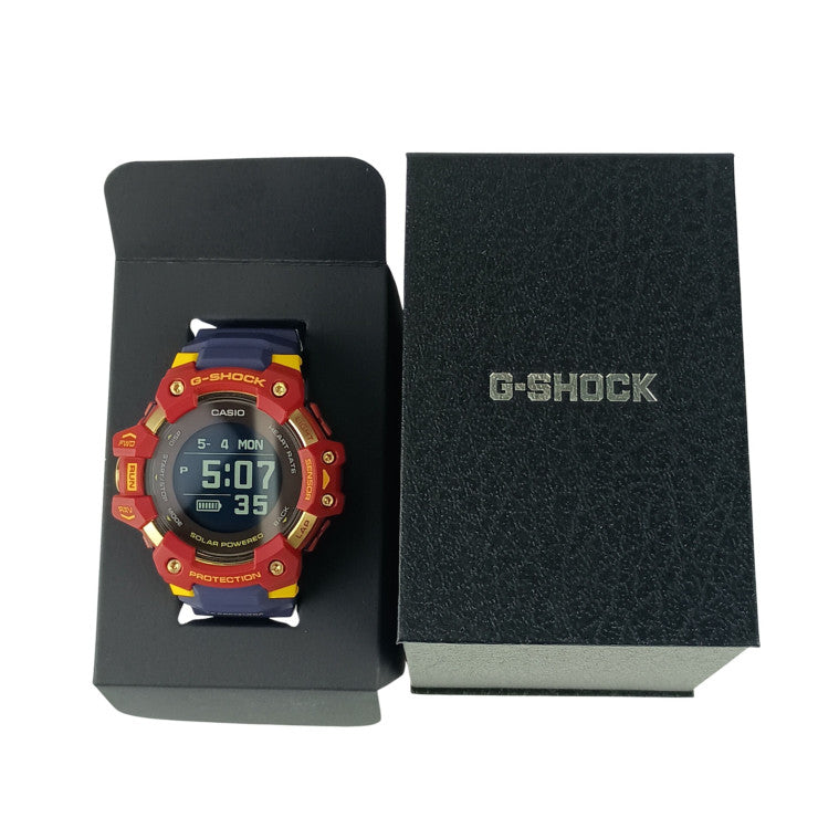 CASIO カシオ 腕時計 G-SHOCK G-SQUAD GBD-H1000 SERIES GBD-H1000BAR-4JR デジタル文字盤系 樹脂／ステンレススチール メンズ FC Barcelona Matchday コラボレーションモデル デジタル 美品