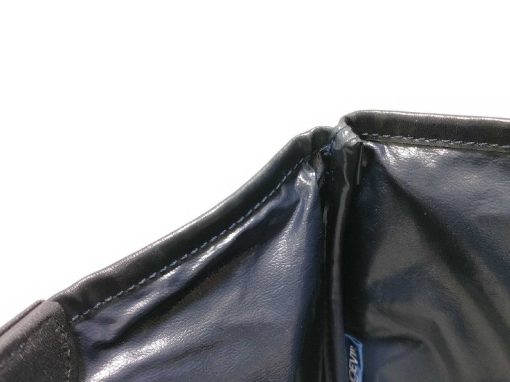 CELINE セリーヌ ハンドバッグ Cサルキー ノエビア ブルー ブラック系 キャンバス レザー レディース 美品